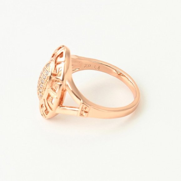 Stunning CZ 18KGP Rosegold Jewelry Set - Picture 6 of 12